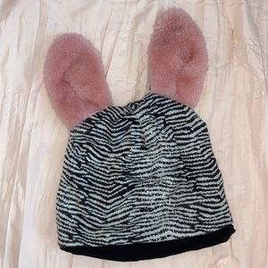 Bang bang fuzzy bunny hat